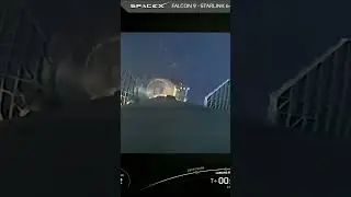First Stage Landing Falcon 9 on the Droneship - Starlink 6-96 - January 9, 2026