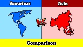 Let's Compare Americas VS Asia | Country Comparison | Data Duck