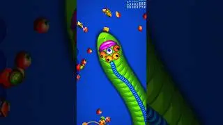 Worms Zone Snake 🐍🐍 Game | Magic Slither Snake | Biggest Slither Snake #magicgameplay #wormszone