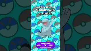 Mud Bomb Or Sludge Bomb #pokemon #pokemonfacts #pokemonanime