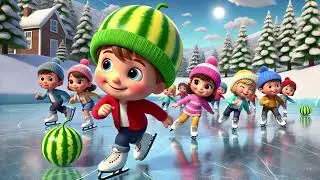 ⛸️❄️ The Ice Skating Race Song 🎶 | Glide with Friends|Nursery Rhymes & Kids Songs