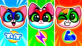 Learn Safety Rules With Super Kittens⚡Funny Kid's Carrton with Cats || Purr-Purr Stories
