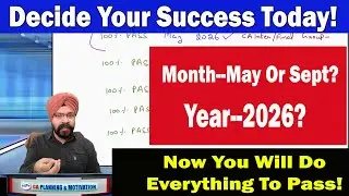 Decide Your Success Today 🔥🔥🔥 CA Students | Taranjit Singh