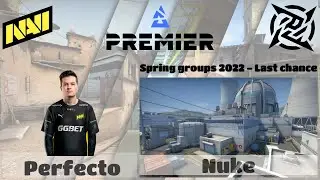 [perfecto] NaVi vs NiP - Nuke (Blast Premier - Spring Groups 2022 - Last Chance Stage)