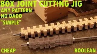 35 bit Mechanical Programmable pattern tablesaw no dado any width box joint cutting jig