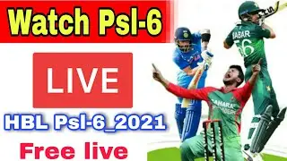 PSL 2021 live | PSL 6 2021 live streaming app | How to watch PSL matches