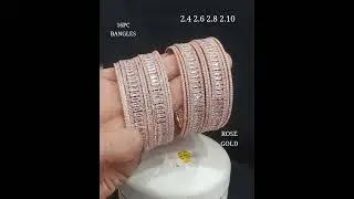 AMERICAN DIAMOND (AD) BANGLES SET