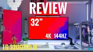 TESTE monitor LG 32 4k 144hz 32UQ750-W