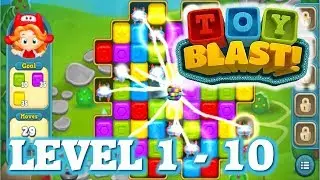 Toy Blast Level 1 - 10