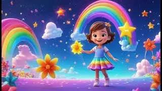 Colors of the Magic Rainbow 🌈✨ | Fun Learning Song for Kids | Playful Nursery Rhyme