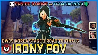 [ Irony ] INSANE Close Calls | ONSIDE vs Falcons | OWCS KOR Stage 3 Road to Finals