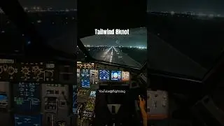 Tailwind 8knots #aviation #landing #airbus