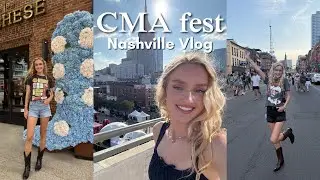 CMA FEST NASHVILLE VLOG | New Cowboy Boots, Concerts, Outfits!🤠