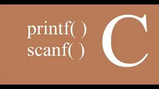 C program: printf & scanf function in c programming language | c programming tutorial | c tutorial