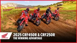 New 2025 CRF450R and CRF250R: Winning Advantage | Off Road Motorcycle | Honda