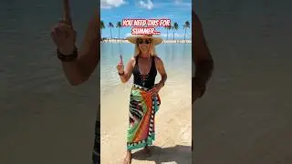 Here&rsquo;s a super easy kimono beach cover up that you can make from a sarong! #diyfashion #sarong