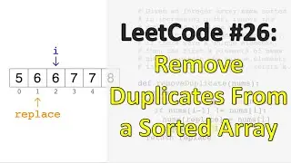 LeetCode 26: Remove Duplicates From a Sorted Array