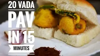 20 Vada Pav in 15 Minutes | Mumbai ka Vada Pav | Eating Challenge | Quarantine Challenge #3