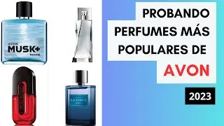 Probando los perfumes MÁS POPULARES de AVON | Perfumes de catalogo MASCULINOS | 2023