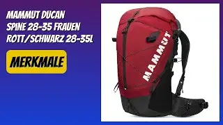 BEWERTUNG (2025): Mammut Ducan Spine 28-35 Frauen Rott/Schwarz 28-35L. WESENTLICHE Einzelheiten