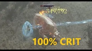 Diablo 4 - 100% Critical Sorceress Tier 53 - Low Cooldown Unli Mana  - LVL Gap Easy run