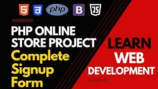 Signup Form Complete | PHP Online Store Project