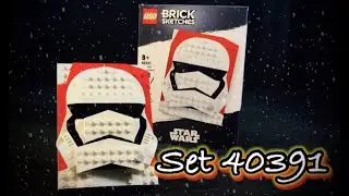 LEGO Star Wars Stormtrooper Brick Sketches Build and Review! 2020 Set 40391