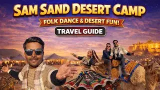 Desert Safari in Sand Sam dune Jaisalmer🐪Camel Safari Jaisalmer Tour Vlog Part-2