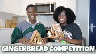 VLOGMAS| MAKING GINGERBREAD HOUSES + TASTE TESTING HOLIDAY SNACKS| Mia A. Brumfield