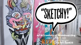 &laquo;SKETCHY!&raquo; Искусство и креативность скейтбординга в арт-пространстве RIT City