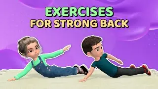 MAT EXERCISES FOR STRONG BACK FOR KIDS - IMPROVE POSTURE