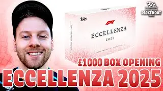 TOPPS F1 ECCELLENZA 2025 - Открытие 4 коробок! На сумму 1000 фунтов стерлингов!