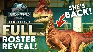 4 ДОПОЛНИТЕЛЬНЫХ ВИДА! ПОЛНЫЙ СПИСОК ДИНОЗАВРОВ ДЛЯ JURASSIC WORLD EVOLUTION 3 ОБНАРУЖЕН &mdash; СОВЕРШ...