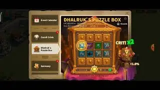 Dhalruk's Puzzle Box event - Rise of kingdoms, kingdom 1412!