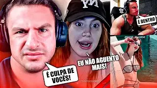 XAND&Atilde;O FICA TIMIDO AO VER A CAROL REAGINDO A MAIS UMA DISTOR&Ccedil;&Atilde;O SATANICA! - MELHORES MOMENTOS