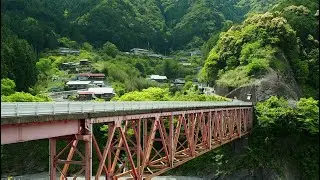 十津川村の小原集落【田舎散歩・美しい農村風景】（奈良県十津川村小原）Walking Totsukawa Village Ohara, Nara Japan