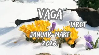 VAGA ♎ Čekate Pogrešnu Osobu dok Vam Prava Kuca na Vrata ❤️ JANUAR-MART 2026. TAROT 