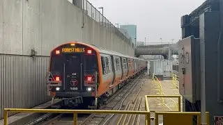 MBTA new Orange Line at at Back Bay Station and Downtown Crossing