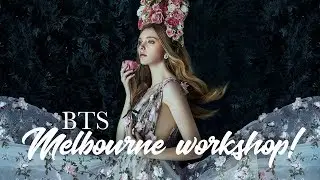 BTS at my workshop in Melbourne, Australia!