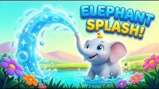 Baby Elephant Splash 🐘💦 | Fun Nursery Rhyme for Kids | Happy Toddler Song