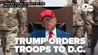 Hundreds of federal agents flood DC streets as Trump considers National Guard activation
