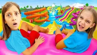 🚨 CONSTRUIM AQUAPARK la noi ACASĂ 🏡 ARIANA e Singură pe TOBOGAN 🛝