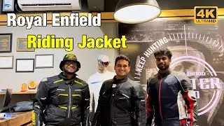 Royal enfield riding jacket NIRVIK V2 RIDING JACKET - BLACK & CROSSROADER PRINT RIDING JACKET - NEON