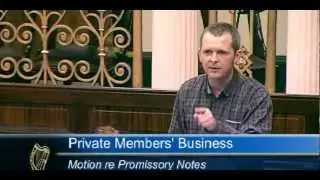Richard Boyd Barrett TD speaking on motion on Promissory Notes