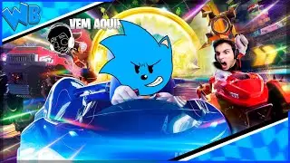 Joguei CONTRA o PLANETA SONIC - Sonic Racing Crossworld