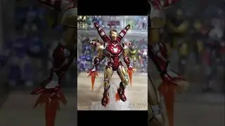 Build Time! Blokees Champion Class Ironman MK-LXXXV #ironman #blokees #blokeesmarvel #tonystark #fyp