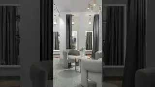 Реализованный дизайн-проект для магазина одежды #дизайн #интерьер #interiordesign #design #store