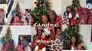 Unboxing our Christmas gifts 