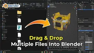 How To Drag & Drop Multiple Files Into Blender