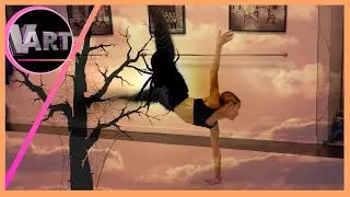 Acrobatic tricks in halloween setting | Acro moves | Acro tricks for modern dance #acrobatictricks